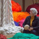 Baoli. Sheila Hicks. Instalaciones artísticas con textiles. Sunbrella | sheila_hicks sunbrella roomdiseno6