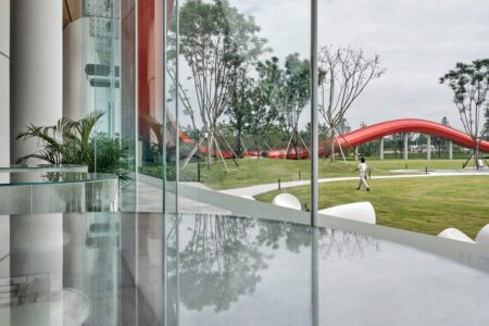 Powerhouse Company. Loop of Wisdom. Edificio icono con una cubierta practicable | powerhouse_company loop_of_wisdom roomdiseno10