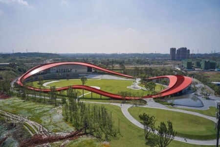 Powerhouse Company. Loop of Wisdom. Edificio icono con una cubierta practicable | powerhouse_company loop_of_wisdom roomdiseno21