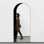 Arch Floor Mirror. Bower Studios. Autoedición de mobiliario contemporáneo | arch floor mirror with reflection 1 1