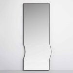 Bump Mirror. Bower Studios. Autoedición de mobiliario contemporáneo | bower studios bump mirror clear walnut 1