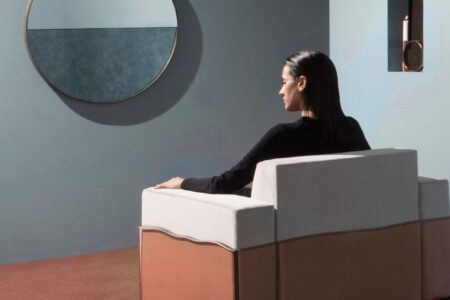 Falf Step Mirror y Waterline chair. Bower Studios. Autoedición de mobiliario contemporáneo | bower studios half step mirror 7