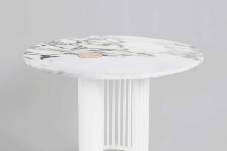 Contour Dining Table. Bower Studios. Autoedición de mobiliario contemporáneo | marble contour dining table on white 6