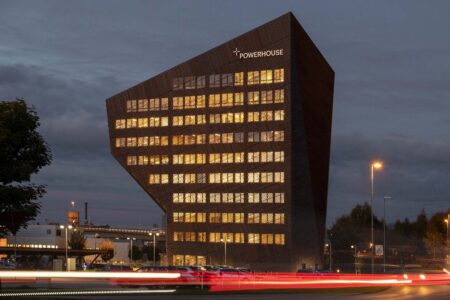 Powerhouse Telemark. Edificio con huella negativa de carbono. Snøhetta | powerhouse telemark snohetta roomdiseno8