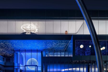 Poly F.S. Skyline Garden. Neo Art Deco. Interiorismo excéntrico. T.K. Chu Design | 02 the installation of lancscape and interior are interstellar elements ting wang