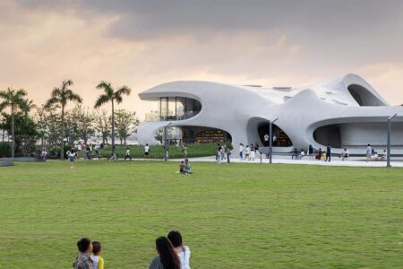 The Cloudscape of Haikou. MAD Architects. Biblioteca contemporánea | 03_mad_the cloudscape of haikou_by creatar images