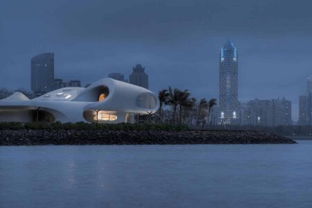 The Cloudscape of Haikou. MAD Architects. Biblioteca contemporánea | 05_mad_the cloudscape of haikou_by creatar images