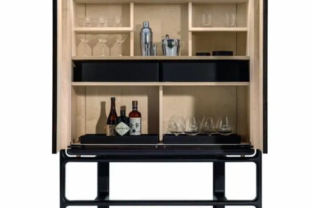 DUO Cabinet. Roberto Lazzeroni. Poltrona Frau y Ceccotti Collezioni