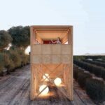 Una Mesa Elevada en el Paisaje. Jennyfher Alvarado y Álvaro Gonzalez. Concéntrico 09 | 07 render paisaje frontal 683x1024