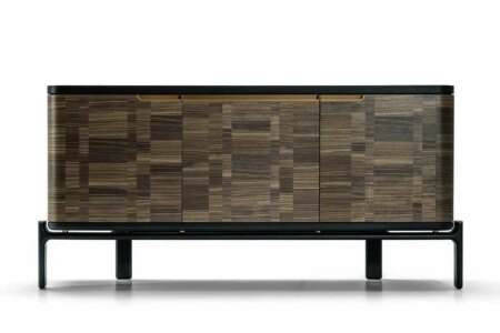 DUO Cabinet. Roberto Lazzeroni. Poltrona Frau y Ceccotti Collezioni