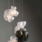 100. Omer Arbel. Bocci. Nuevas lámparas de diseño | 100 5_clear_w_grey_alt1