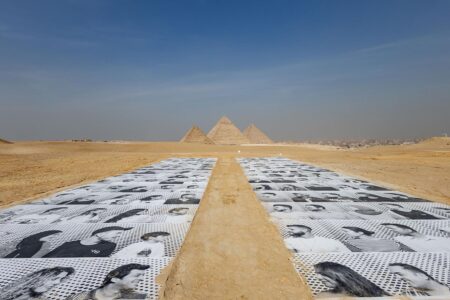 Inside Out Giza 2022 - 2023. JR. Forever is now. Pirámides de Giza. Antiguo Egipto. | 17_art_egypte_forever_is_now_iii_inside_out_giza_jr_roomdiseno
