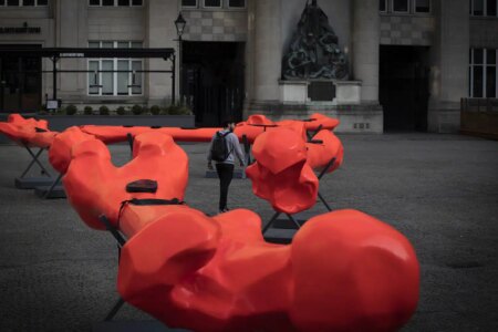 Osteoclast. Teresa Solar Abboud. Foto: @ Colin McPherson. 2021 Liverpool Biennial