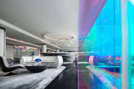 Poly F.S. Skyline Garden. Neo Art Deco. Interiorismo excéntrico. T.K. Chu Design | 22 talk area ting wang