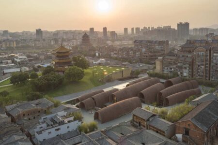 Jingdezhen Imperial Kiln Museum. Studio Zhu Pei. Cerámica china | 25 aerial viewtian fangfang