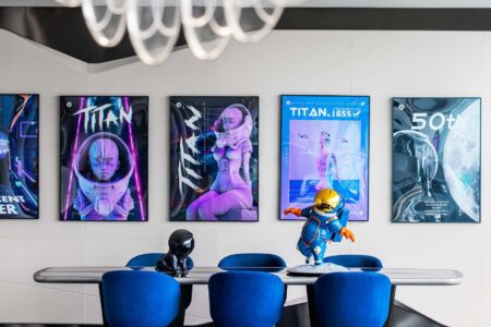 Poly F.S. Skyline Garden. Neo Art Deco. Interiorismo excéntrico. T.K. Chu Design | 28 talk area ting wang