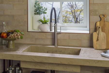 Grifería Round Inox. Noken Porcelanosa | noken porcelanosa bathrooms 8