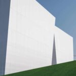 Palacio de congresos. AOE Architecture. Edificio blanco. Chapa perforada | aoe architecture roomdiseno15