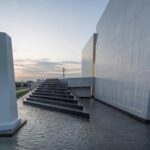 Palacio de congresos. AOE Architecture. Edificio blanco. Chapa perforada | aoe architecture roomdiseno8
