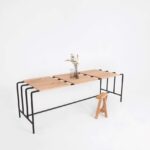 Abacus. mesa flexible. Pierre-Emmanuel Vandeputte. diseño belga | abacus