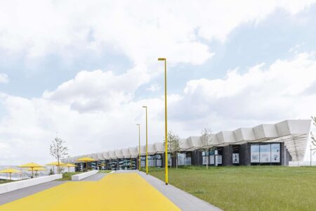 Adidas Halftime. Cobe Architects. Arquitectura danesa | adidas halftime_04_credit rasmus hjortshoj coast