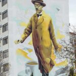 Street art. arte callejero. Street Art Lisboa | amadora4 odeith pinta a fernando pessoa