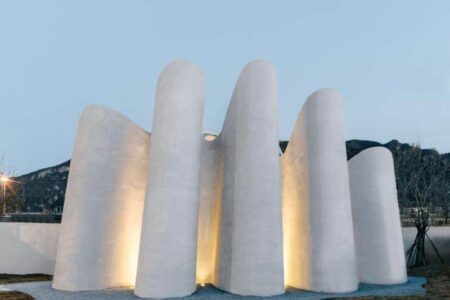 baño público, PAO, arquitectura orgánica | amoeba13