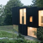 House by the Lake, madera negra, juego de cubos Appels Architekten | appels architekten3