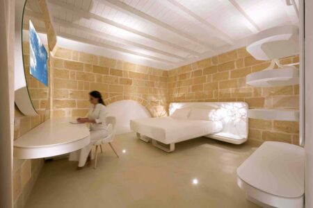 Aquatio Cave Luxury Hotel. Simone Micheli. Krion ® | aquatio cave luxury hotel spa noken krion porcelanosa 4