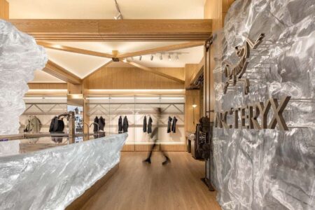 Arc'teryx. estación de esquí. arquitectura retail | arc teryx