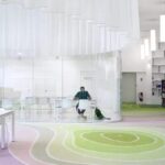 Biblioteca B!B. mobiliario ergonómico. Enea | bib