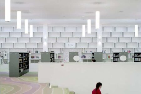 Biblioteca B!B. mobiliario ergonómico. Enea | bib9