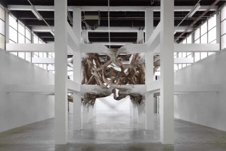 Baitogogo. Henrique Oliveira. 2013. Palais de Tokyo. Arte y naturaleza | baitogogo 2013 palais de tokyo paris plywood 674x1179x2076cm photo andre morin