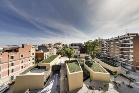 Biblioteca Joan Maragall. BCQ Arquitectura. Biblioteca Contemporánea | biblioteca_sgervasi jmaragall_bcq1