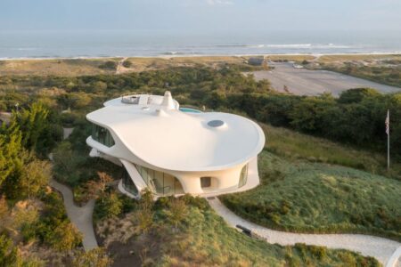 space age, Blue Dream, East Hampton, casa retrofuturista, Diller Scofidio + Renfro | blue dream8