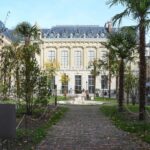 Biblioteca Nacional de Francia. conservación del patrimonio | bnf entrada rue vivienne jardin vivienne