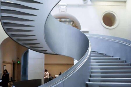 Biblioteca Nacional de Francia. conservación del patrimonio | bnf escalera helicoidal1