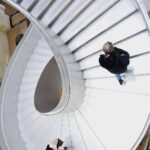 Biblioteca Nacional de Francia. conservación del patrimonio | bnf escalera helicoidal2