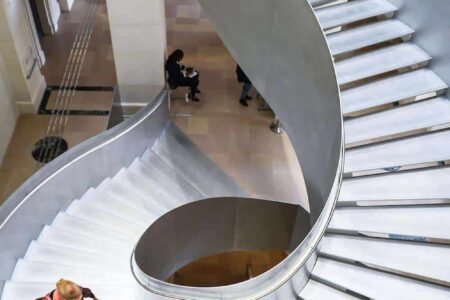 Biblioteca Nacional de Francia. conservación del patrimonio | bnf escalera helicoidal5