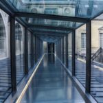 Biblioteca Nacional de Francia. conservación del patrimonio | bnf pasaje exterior acristalado1
