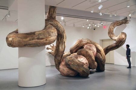 Bololô. Henrique Oliveira. 2011. Smithsonian National Museum of African Art, Washington DC. Arte y naturaleza | bololo 2011 smithsonian national museum of african art washington dc usa plywood 4 3x9 2x7 6m no photo credit