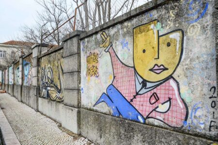 Street art. arte callejero. Street Art Lisboa | braco de prata3 muros del recinto
