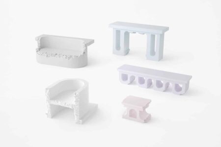 Break to Make (Colaboración con Daniel Arsham). Friedman Benda Gallery. Foto: Akihiro Yoshida. Oki Sato. Nendo | break_to_make_00_main10_akihiro_yoshida