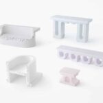 Break to Make (Colaboración con Daniel Arsham). Friedman Benda Gallery. Foto: Akihiro Yoshida. Oki Sato. Nendo | break_to_make_01_work30_akihiro_yoshida