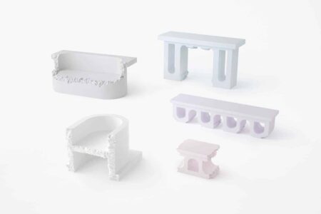 Break to Make (Colaboración con Daniel Arsham). Friedman Benda Gallery. Foto: Akihiro Yoshida. Oki Sato. Nendo | break_to_make_01_work30_akihiro_yoshida