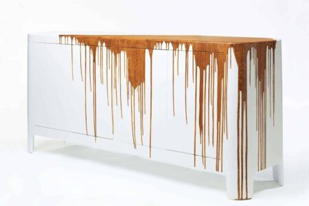 Textured Cabinet. Damien Gernay. Diseño belga | buffet textured dust deluxe