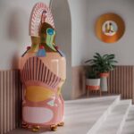 Chhau Cabinet. Scarlet Splendour. Elena Salmistraro | chhau donna 9