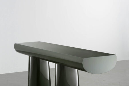Urushi Green Table. Aldo Bakker. Carpenters Workshop Gallery. Design Miami/Basel. Design Miami | console _ green table urushi 2017 by aldo bakker at carpenters workshop gallery