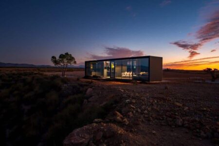 Hotel cápsula. desierto de Gorafe. District Hive. Moho Arquitectos | district hive roomdiseno2