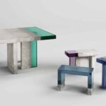 Golia Dinning and Coffee Table. Rossana Orlandi Gallery | d_a_golia_dining table coffee tables 5